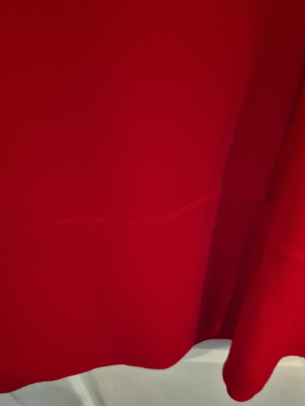 LAUREN Ralph Lauren Red Cold-Shoulder Tunic with Keyhole Button - Picture 6 of 11